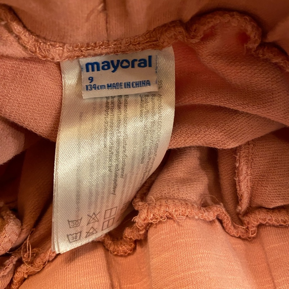 Mayoral Coral‎ Linen Trousers - Picture 3 of 3